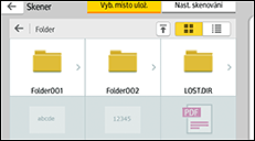 Ilustrace ovládacího panelu