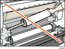 Illustration af papirindgang