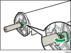 Illustration af papirholder