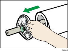 Illustration af papirholder