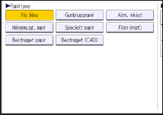 Illustration af displayet på betjeningspanelet