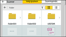 Operation panel screen illustration