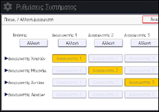 Εικόνα οθόνης πίνακα χειρισμού