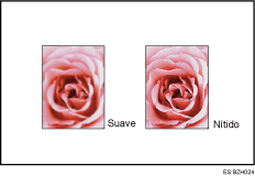 Ilustración de Nítido / Suave