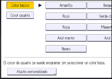 Ilustración de la pantalla panel de mandos