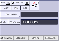 Ilustración de la pantalla panel de mandos