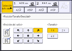 Ilustración de la pantalla panel de mandos