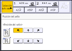 Ilustración de la pantalla panel de mandos