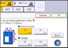 Ilustración de la pantalla panel de mandos