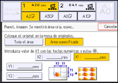 Ilustración de la pantalla panel de mandos