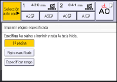 Ilustración de la pantalla panel de mandos