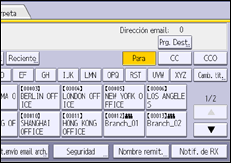 Ilustración de la pantalla panel de mandos