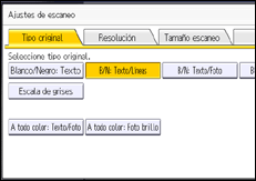 Ilustración de la pantalla panel de mandos