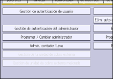 Ilustración de la pantalla panel de mandos