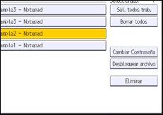 Ilustración de la pantalla panel de mandos