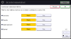 Käyttöpaneelin näyttö