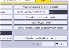 Käyttöpaneelin näyttö