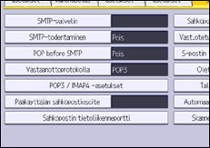 Käyttöpaneelin näyttö