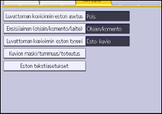 Käyttöpaneelin näyttö