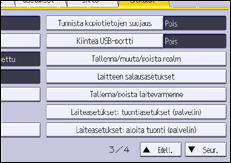 Käyttöpaneelin näyttö