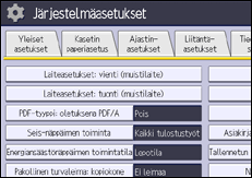 Käyttöpaneelin näyttö
