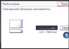 Käyttöpaneelin näyttö