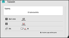 Käyttöpaneelin näyttö