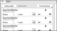 Käyttöpaneelin näyttö