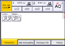 Käyttöpaneelin näyttö