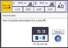 Käyttöpaneelin näyttö