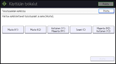 Käyttöpaneelin näyttö