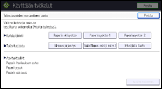 Käyttöpaneelin näyttö
