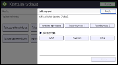 Käyttöpaneelin näyttö