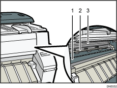 Illustration du capot avant avec numérotation