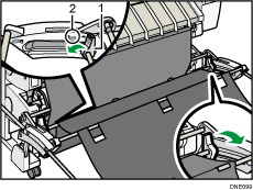 Illustration du panier de sortie avec numérotation