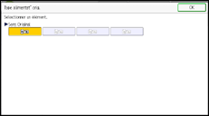 Illustration de l'écran du panneau de commande