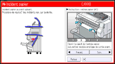 Illustration de l'écran du panneau de commande
