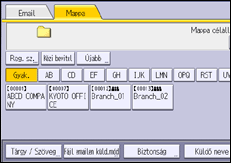 A kezelőpanel ismertetése