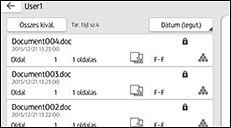 A kezelőpanel ismertetése
