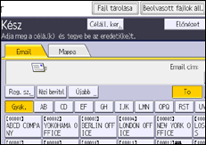 A kezelőpanel ismertetése