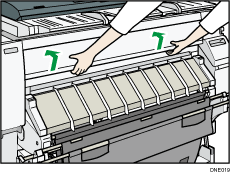 Illustrazione dello sportello anteriore