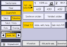 Afbeelding van bedieningspaneel