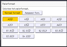 Afbeelding van bedieningspaneel