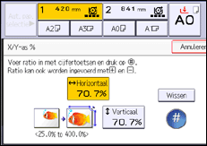 Afbeelding van bedieningspaneel