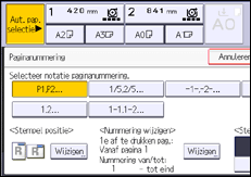 Afbeelding van bedieningspaneel