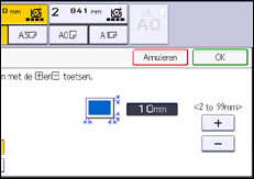 Afbeelding van bedieningspaneel