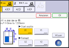 Afbeelding van bedieningspaneel