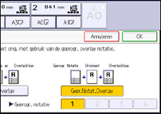 Afbeelding van bedieningspaneel