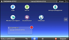 Afbeelding van bedieningspaneel