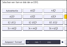 Afbeelding van bedieningspaneel